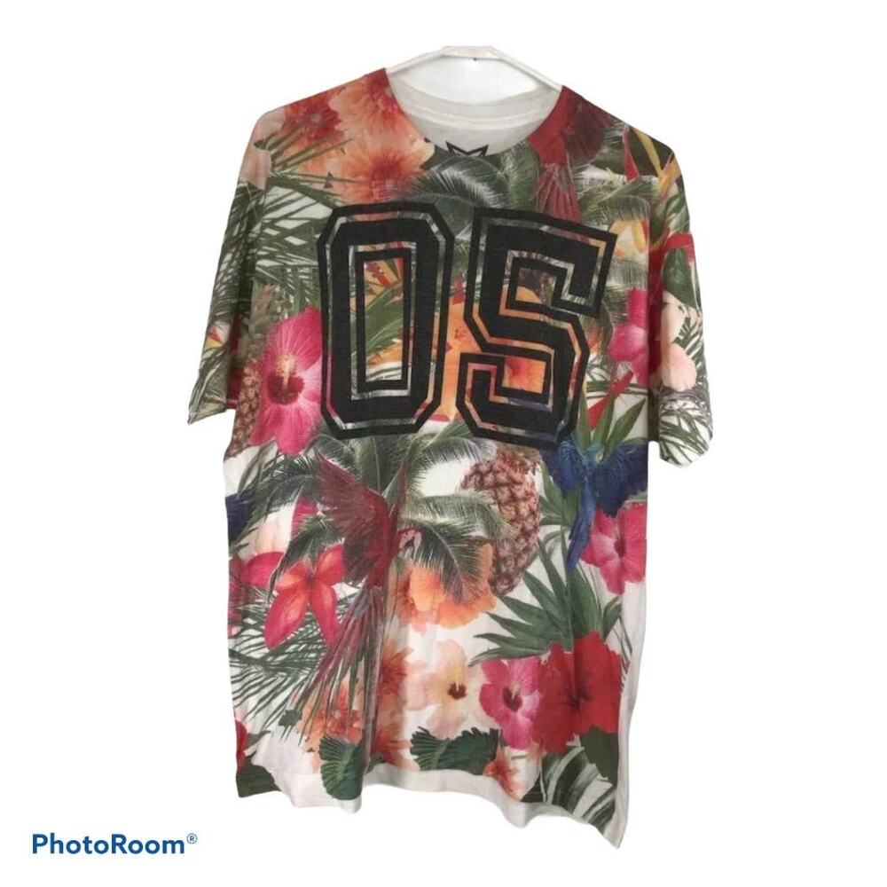 Univibe Unisex Beautiful Floral Tee Cotton Blend Size XL